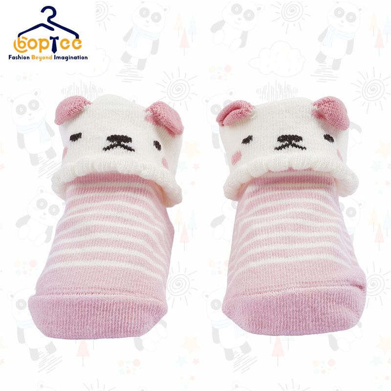 Boptee Sock Shoes With Cute Bear Print