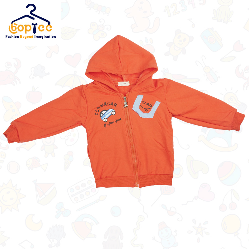 Boptee Full Sleeves Hooded Sweat Jacket 