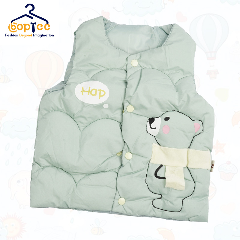 Boptee Sleeveless Bear Jacket  