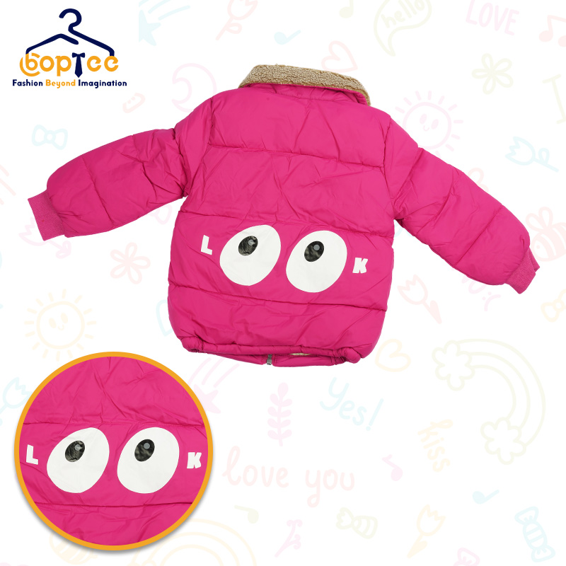Boptee Padded Jacket With Eye Print