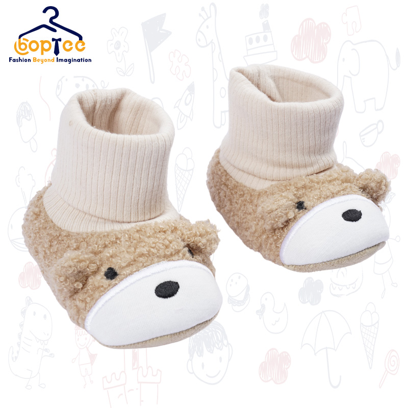 Boptee Booties With Eye Patch Print