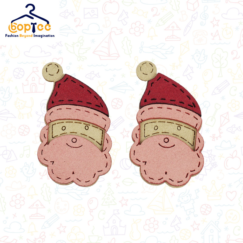 Boptee Hair Clips In Santa Shape